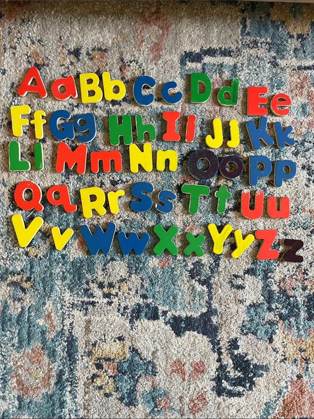 Melissa & Doug Wooden Magnetic Alphabet Letters - Multicolor Kids Toy